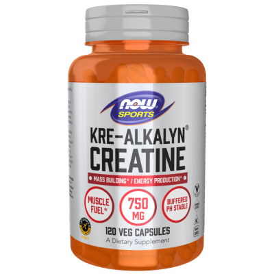 NOW Foods, Creatina Kre-Alkalyn - 120 Capsule vegetale