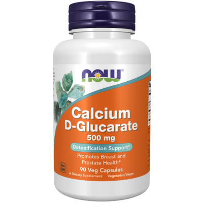 NOW Foods, Calciu D-Glucarat 500mg - 90 Capsule vegetale