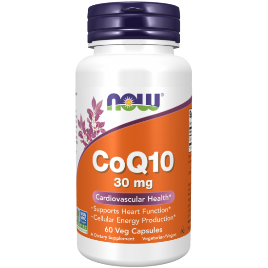 NOW Coenzima Q10 30mg - 60 Capsule