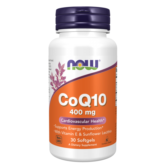 NOW Coenzima Q10 400mg - 30 Softgels